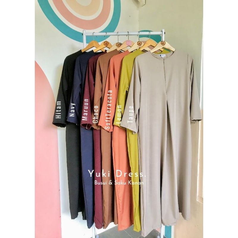 Yuki Dress/Dress Simple/Daily Dress/Daster Premium/Daster Murah/Dress Daster/Dress Murah/Daster Dail