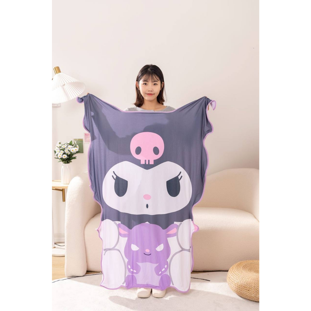 SELIMUT CINNAMOROLL MELODY KUROMI POMPOMPURIN BLANKET TIDUR IMPOR