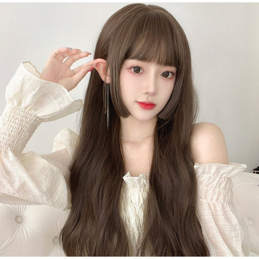 CH1633 full wig korean style hime cut 70cm