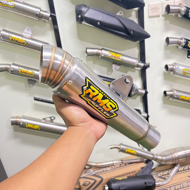 KNALPOT RMS MUFFLER KEONG JUMBO JIKSAW SARANGAN SEPEREMPAT ENGKER DM50mm