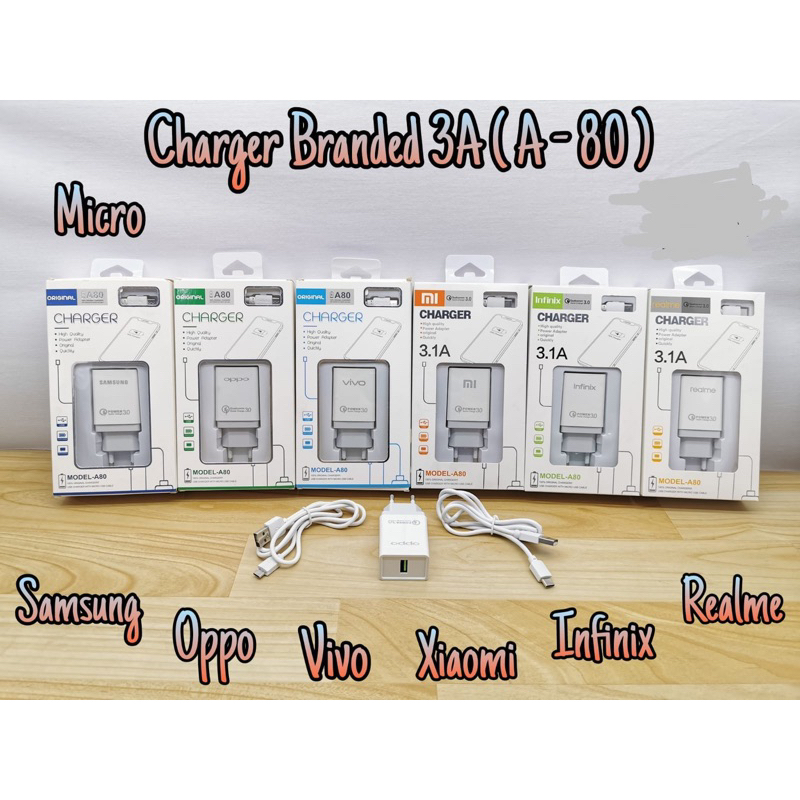 CHARGER BRANDED A80 3A | TC BRANDED A80 3A | CHARGER BRANDED