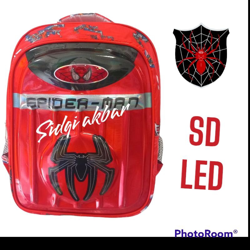 0TAS ANAK SD TK DAN PAUD TAS 3D BER LED TAS BAGUS tas murah tas anak laki laki