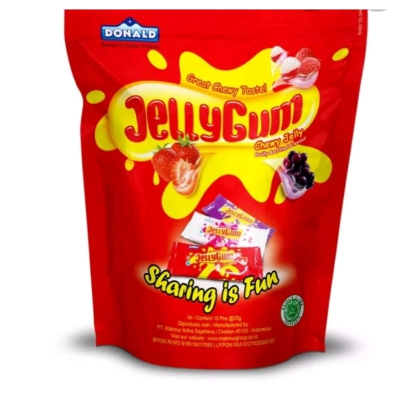 

Donald jelly gum share it 10pcs @25gr..