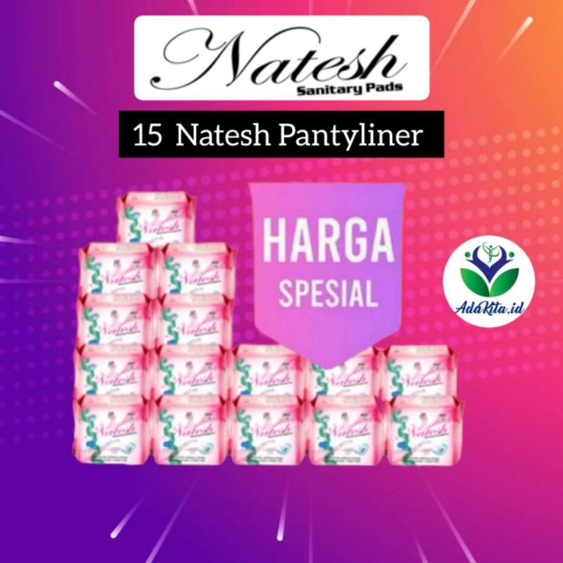 Natesh Pembalut Promo Hemat  Natesh Pantyliner Natesh Day  Natesh Night Natesh Night Extra Long Nate
