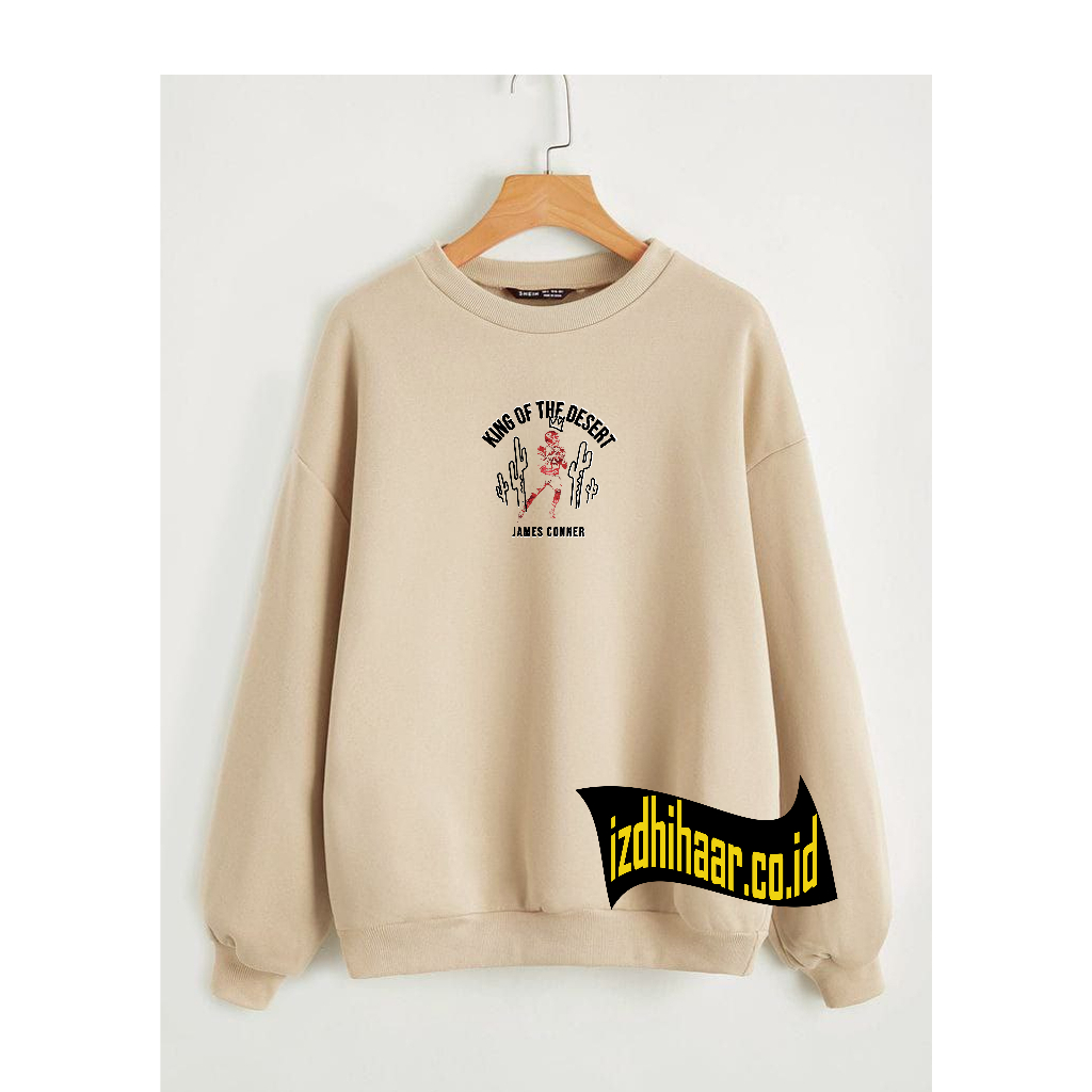 SWEATER CREWNECK MOTIF JAMES CONNER