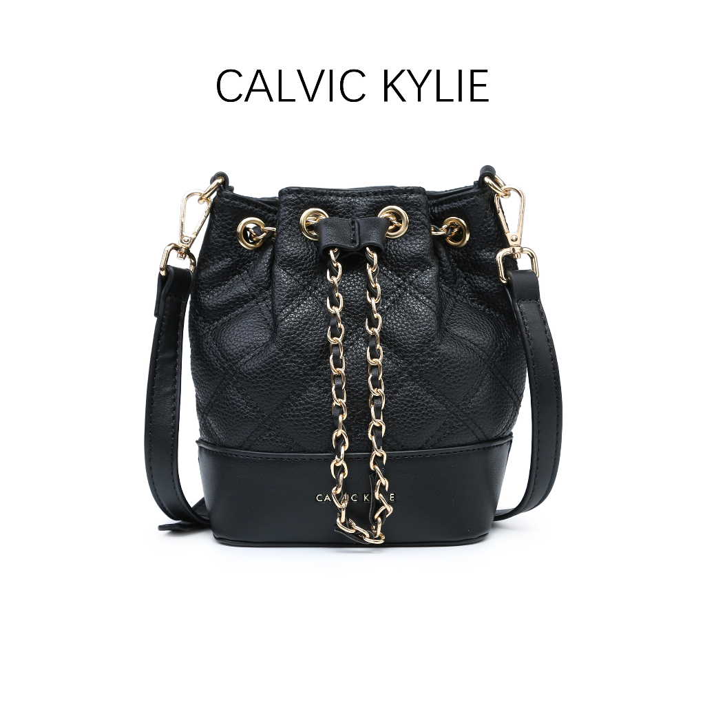 CALVIC KYLIE - Tas rantai bucket bag / Tas serut rantai fashion / Sling bag bucket bag / Sling bag r