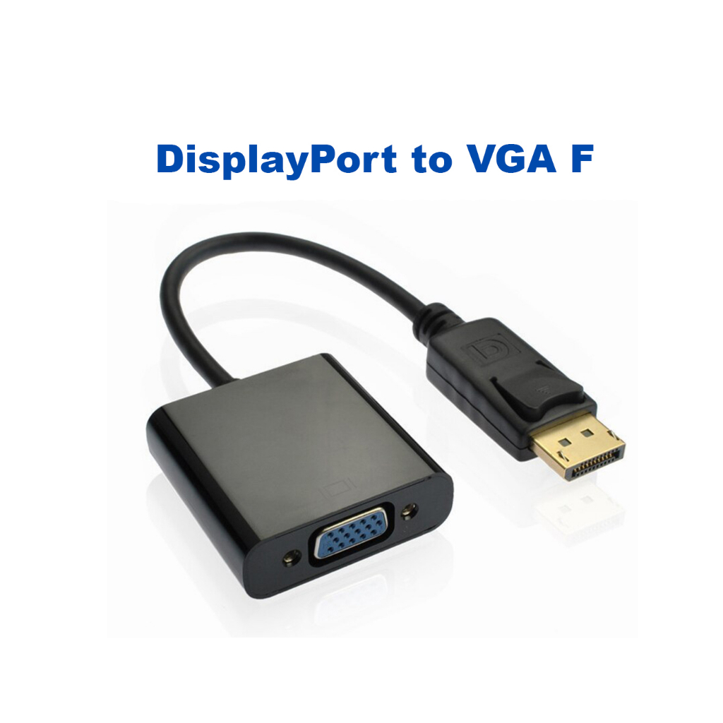 Kabel Displayport to HDTV &amp; VGA / Converter DP to VGA HDmi Gold Plated