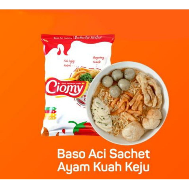 

Baso Aci Sachet Ayam Kuah Keju