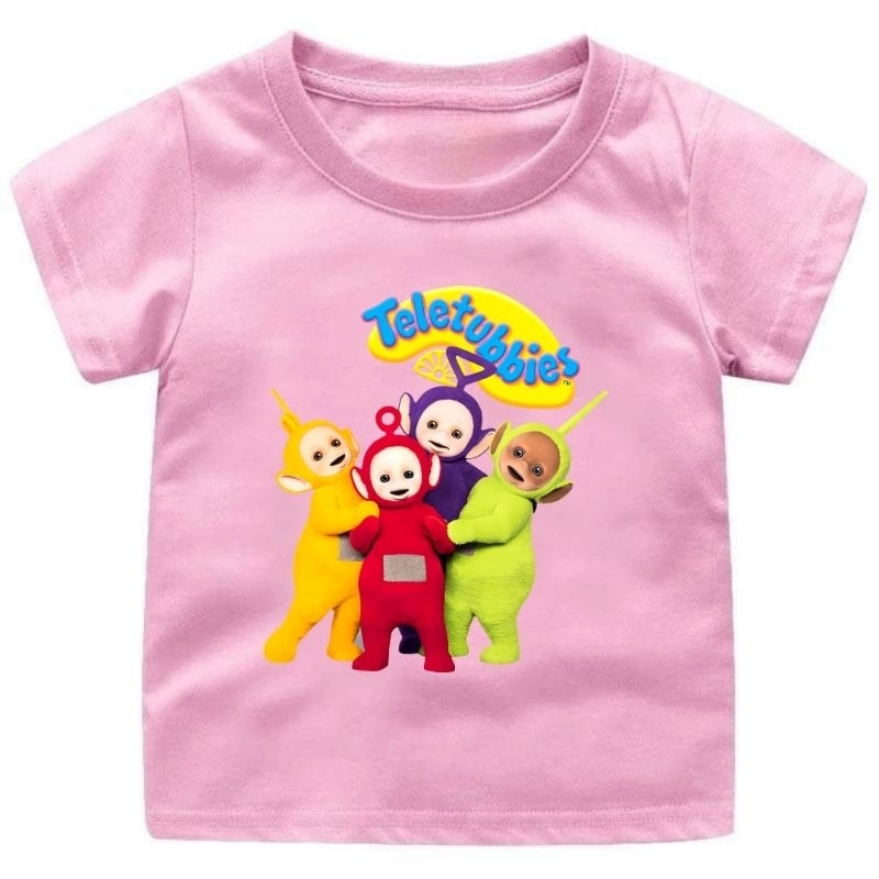 Baju kaos Anak usia 1-12Tahun Gambar TELETUBIES