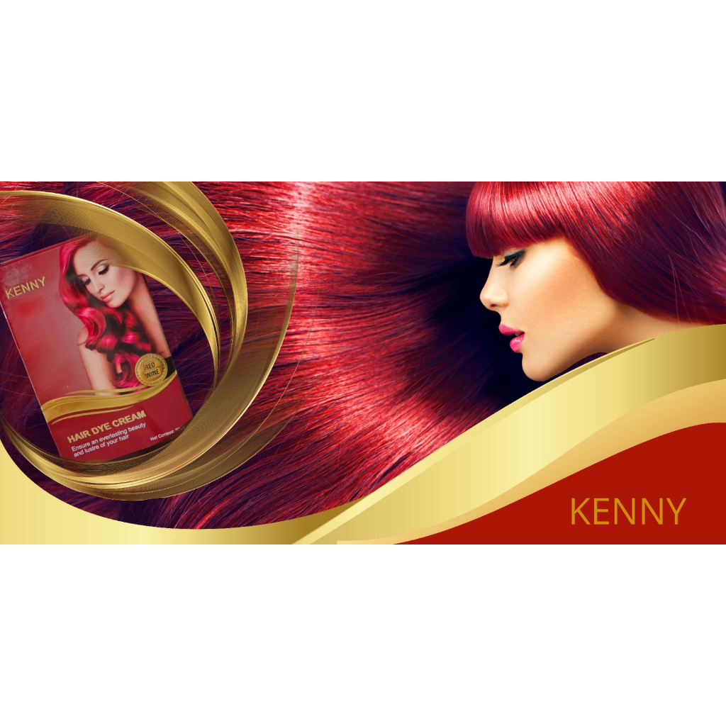 Kenny Hair Dye Cream 32ml Semir Rambut