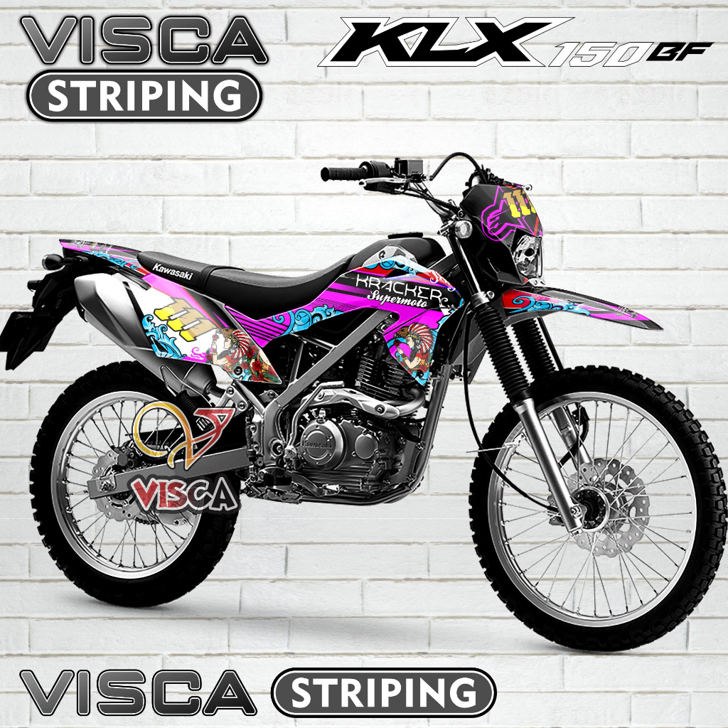 Decal KLX BF 150 Full Body - Stiker KLX BF 150 Full Body - Dekal KLX BF 150 Full Body - Striping KLX