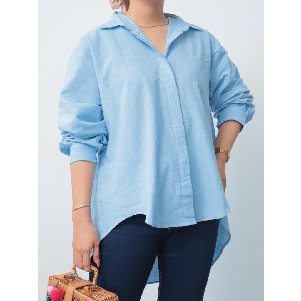 Kemeja Linen Berli Oversize - 2306.01.030