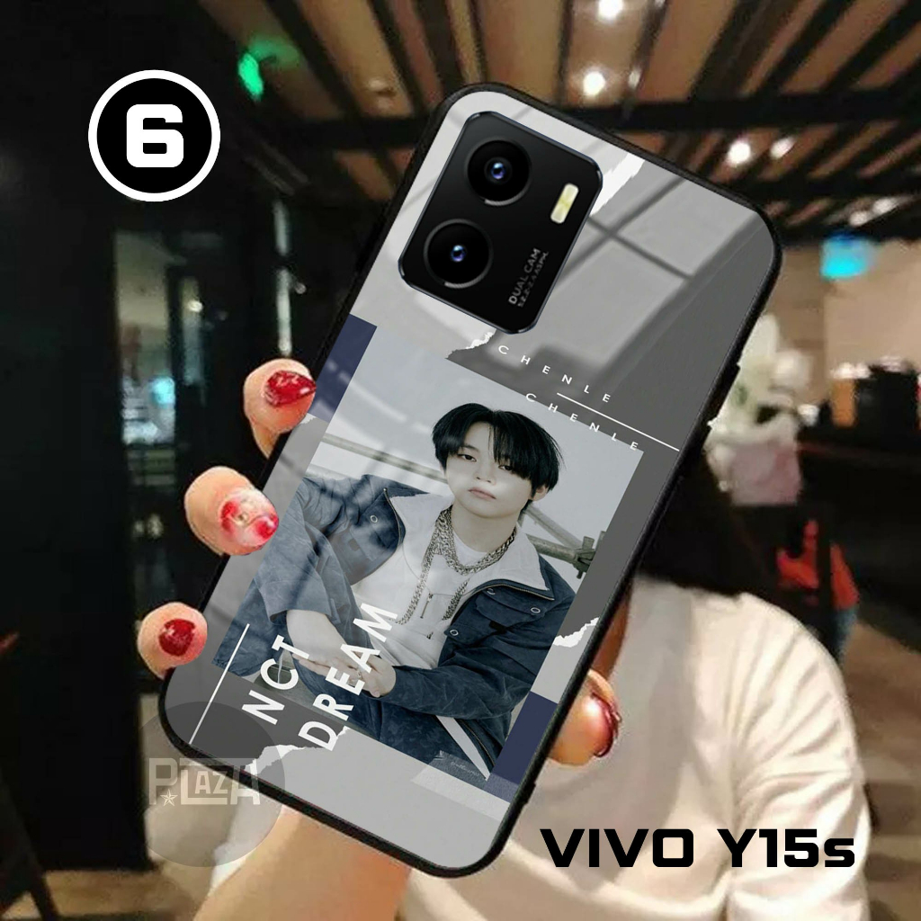 Softcase Glass Kaca NCT DREAM [K71] VIVO Y15s Terbaru Casing Handphone-Pelindung Handphone-Aksesoris Handphone-Plazacase.id