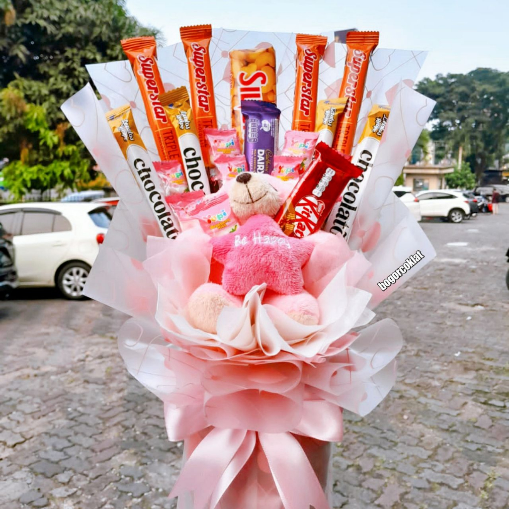 

Buket Wisuda Pink