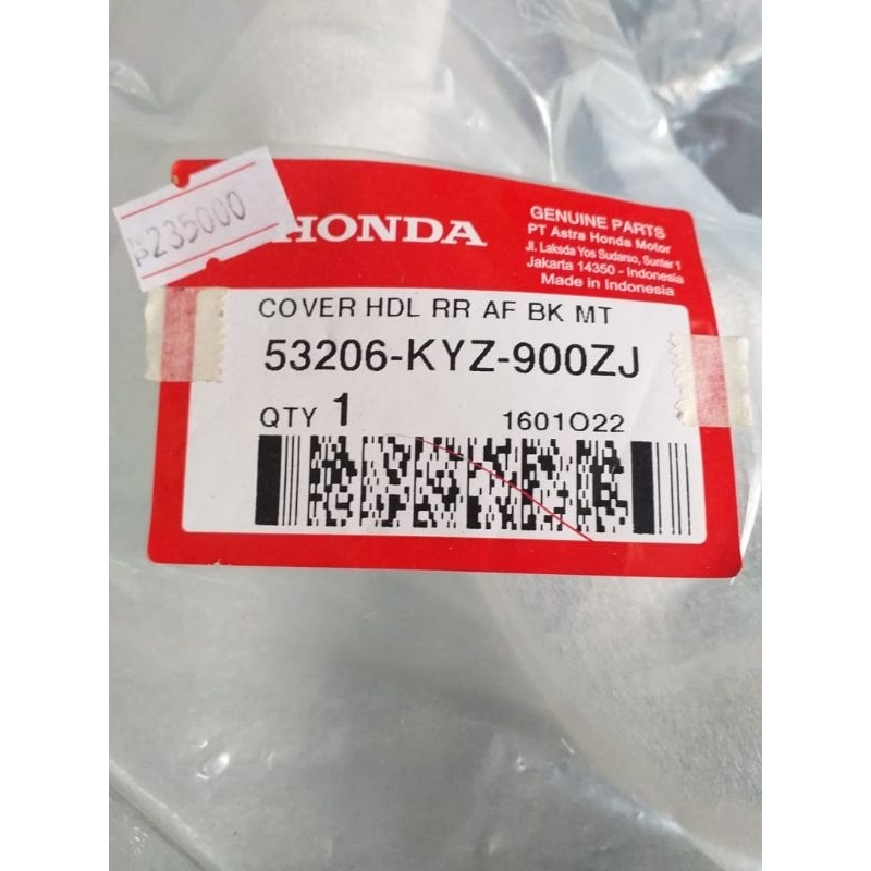 Cover depan/ totok spidometer supra x 125 helm in ori AHM