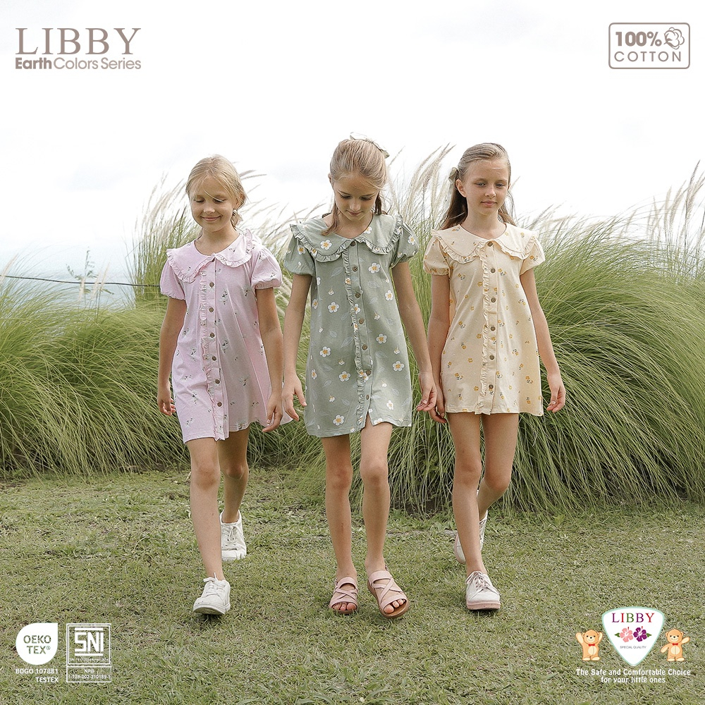 Libby Emily Dress Anak Perempuan 6 Bulan - 8 Tahun