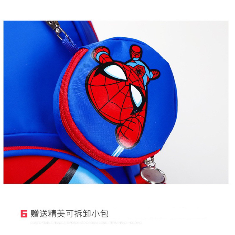 TAS RANSEL ANAK SEKOLAH IRONMAN SPIDERMAN CAPTAIN AMERICA