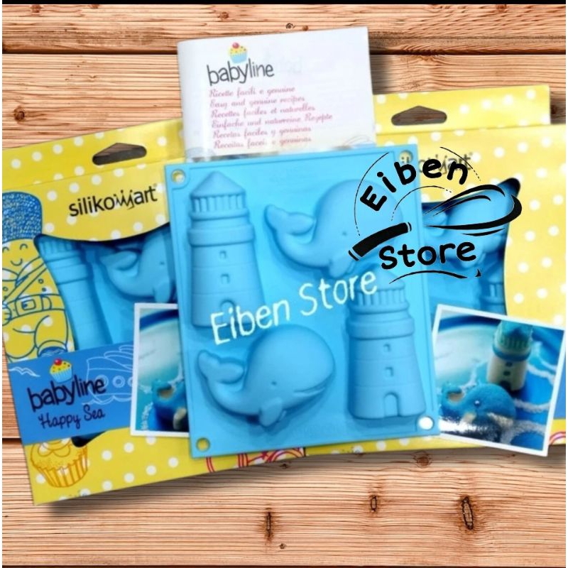 Silikomart Babyline Happy Sea Silicone Mold / Cetakan Silikomart