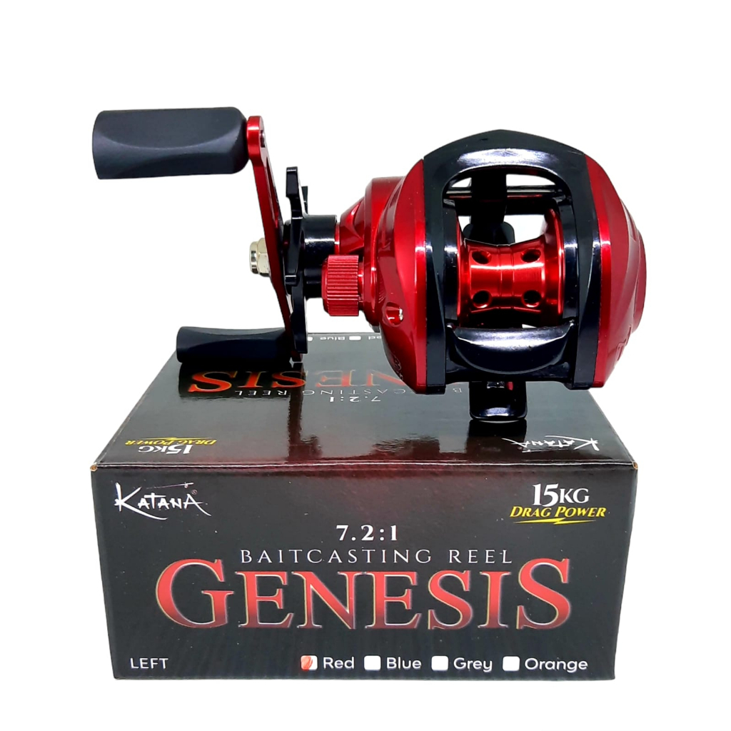 Reel Pancing KATANA BC GENESIS BAIT CASTING Max Drag 15kg Ration 7:2.1