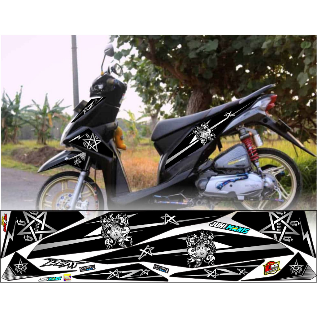 striping variasi beat fi medusa/striping viral medusa