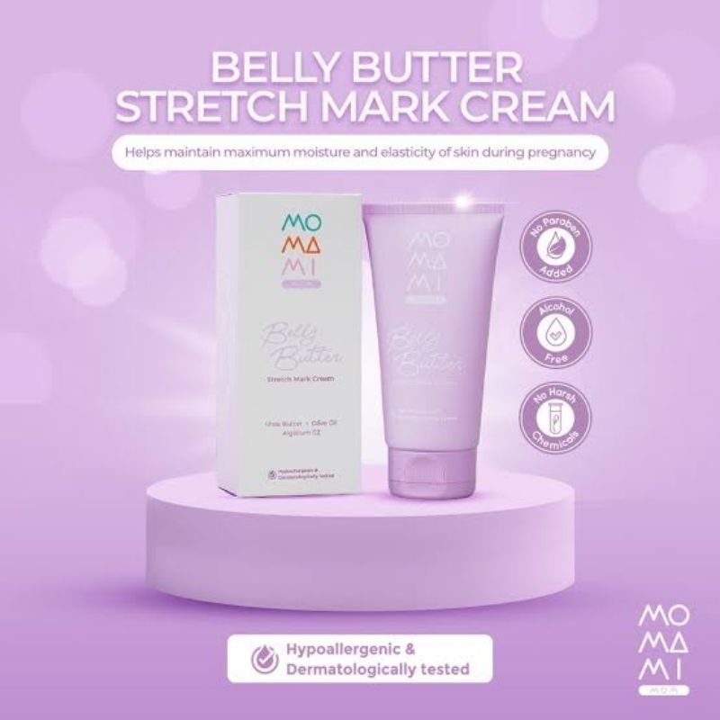 Momami Belly Butter Stretch Mask Cream 125ml / Cream Stretch Mask