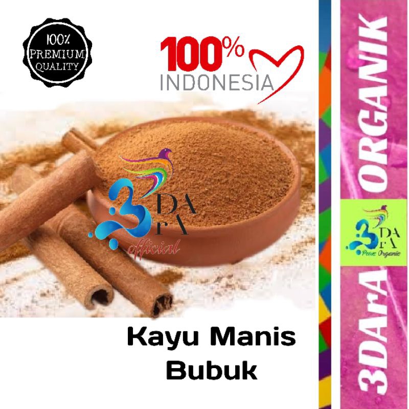 

Bubuk Kayu Manis 500gr Grade A Premium Murni Tanpa Campuran