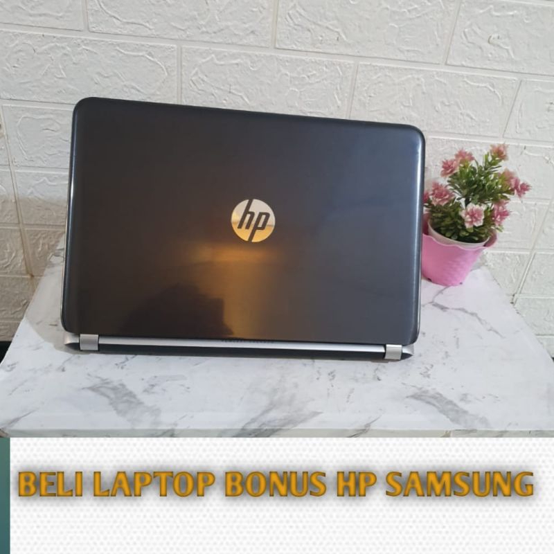 LAPTOP SECOND HP TS 15 | RAM 4/500GB | WINDOWS 10 | layar 14&quot; | SLIM DESAIN ELEGAN | SIAP KERJA KULIAH