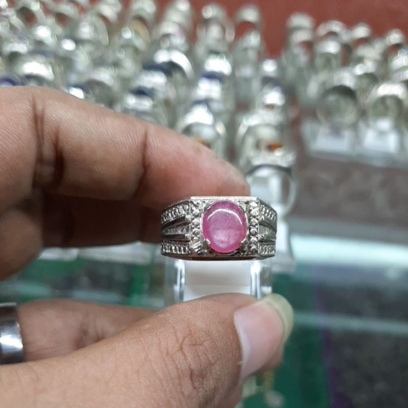 NATURAL BATU PERMATA RUBY DAGING A23