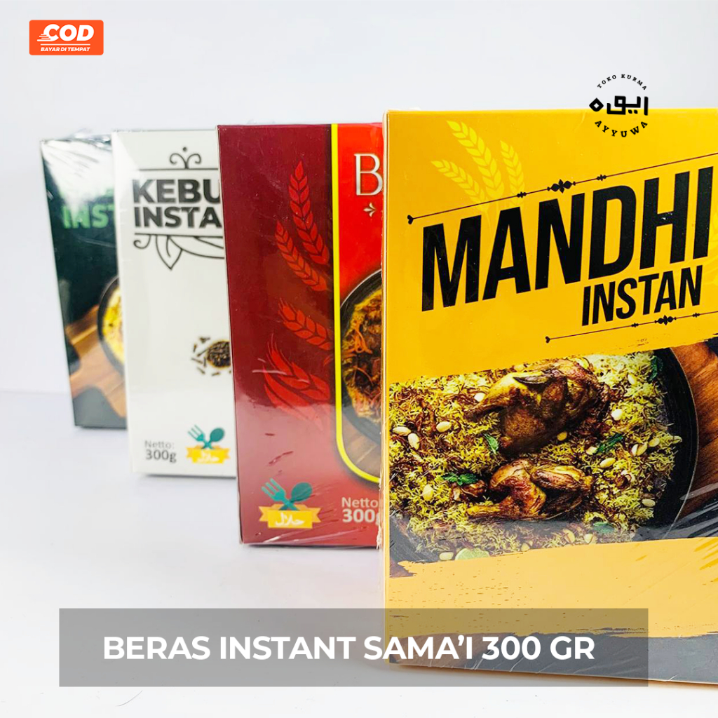 

Nasi Basmati Instant / Beras Basmati Kebuli / Paket Beras Kebuli Instan