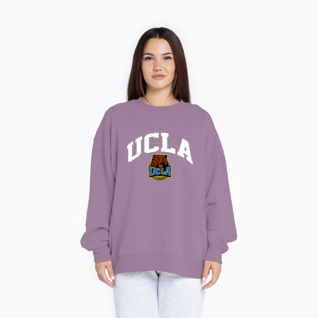 UCLA BRUNS SWEATER SWITER CREWNECK OVERSIZE PRIA WANITA Size M-XXL