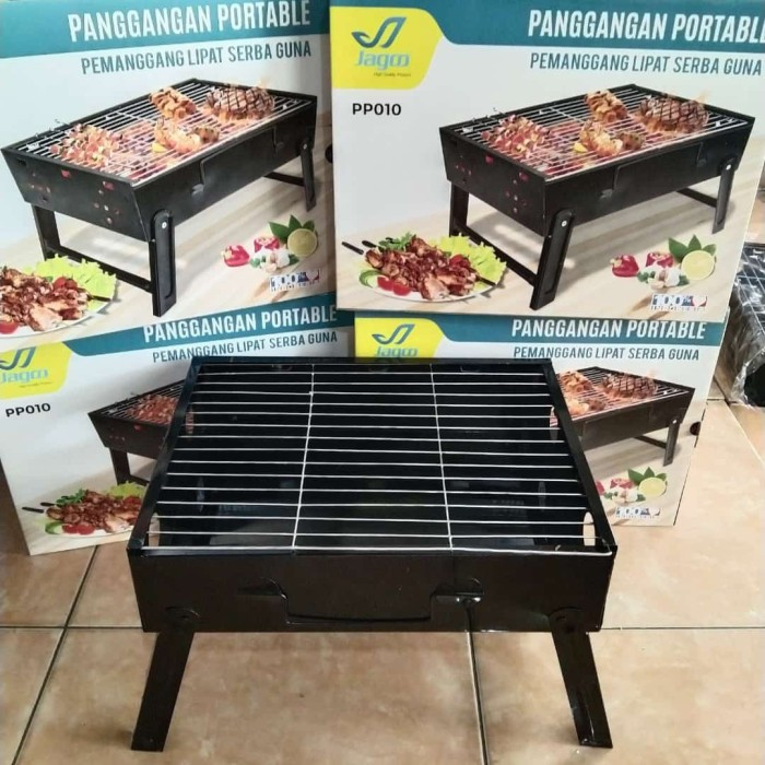 Panggangan Sate Grill BBQ / Alat Panggang Portable / multi square grill Portable G-2835 | Panggangan JAGO JAGOO