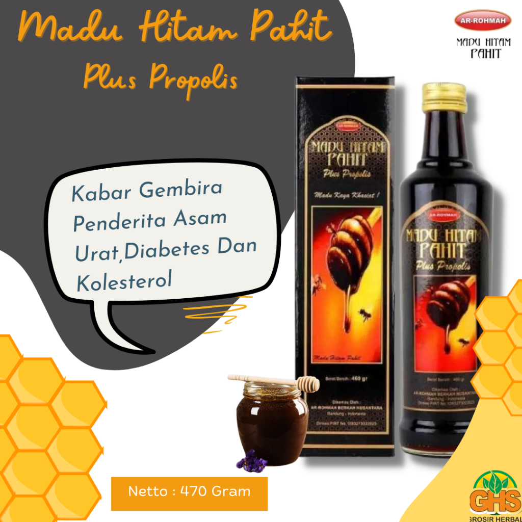 

Madu Hitam Pahit AR-ROHMAH | ARROHMAH 470 Gr | Hitam Pahit Ratu Lebah 470 gr || Hitam Pahit Insulin 470gr Madu Hitam Pahit ArRohmah / Ar Rohmah / Ar-Rohmah / Arohmah / MADU HITAM INAYAH / MADU BIMA 99 / MADU ANGKAK INAYAH