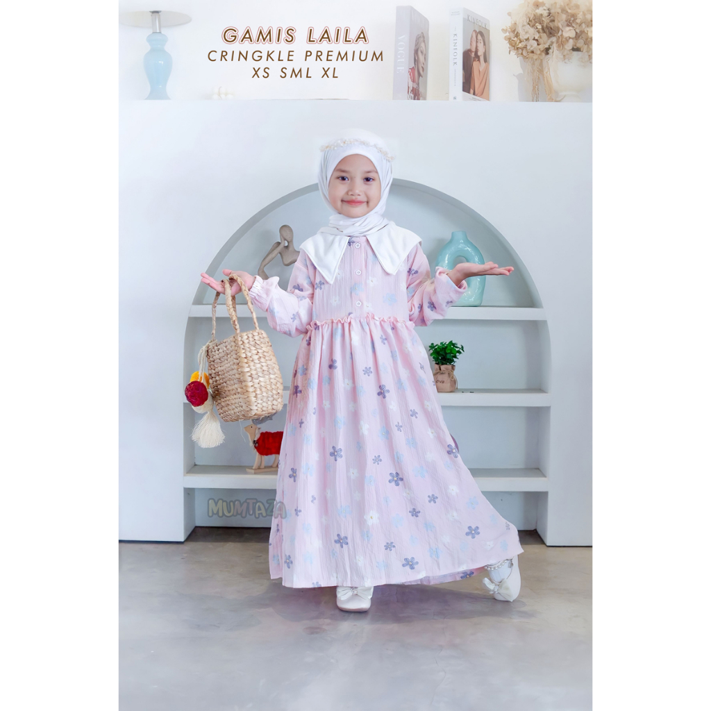 Gamis Anak LAILA XS SML XL