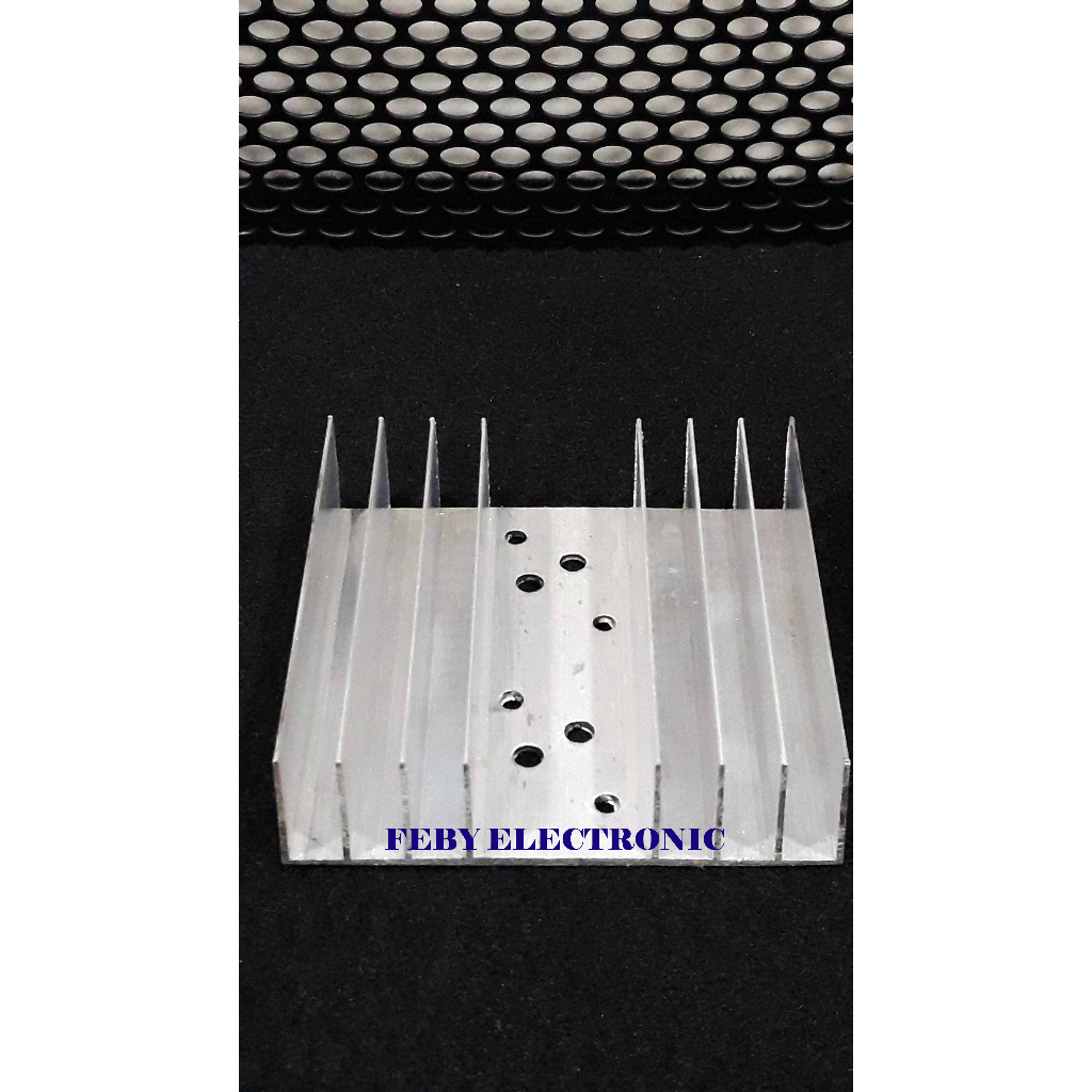 PENDINGIN 2 TR JENGKOL 9,5CM HEATSINK TRANSISTOR