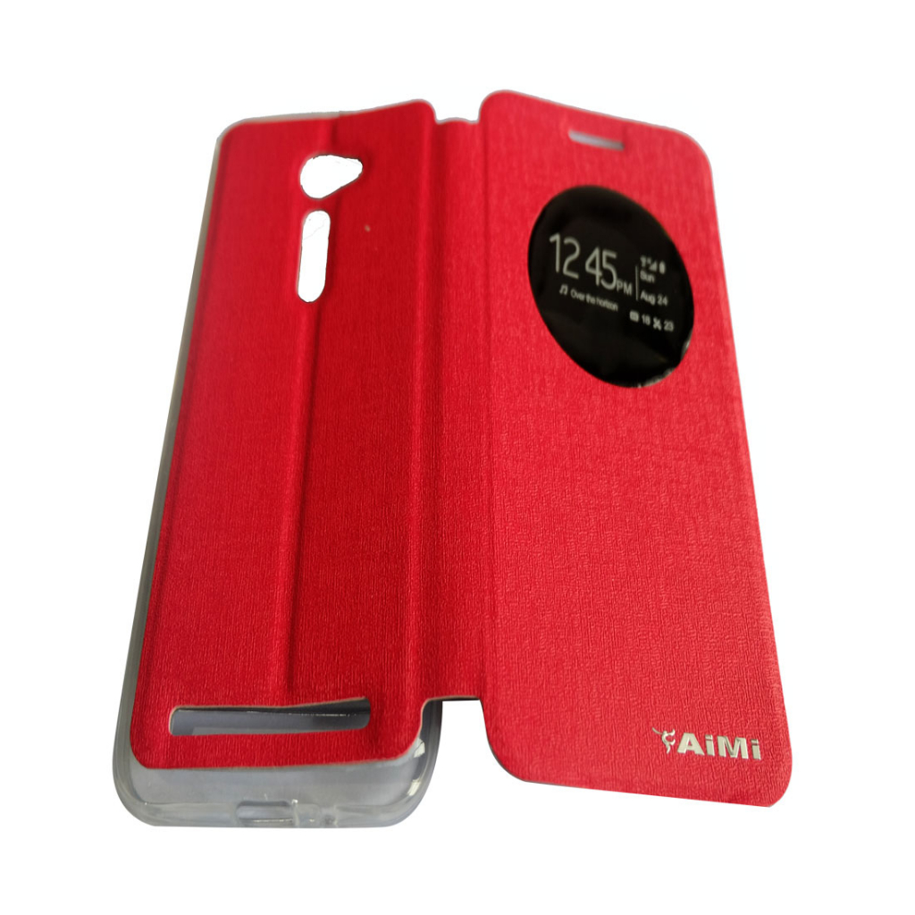 AIMI FlipShell Asus Zenfone 2 Ukuran 5.0 inch / Flip Cover Zenfone ZE500CL / Leather Case Zenfone 2