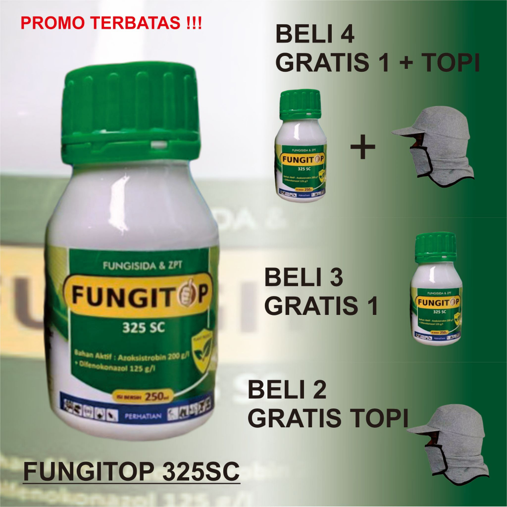 FUNGITOP 325sc 250ml fungisida promo 3 gratis 1