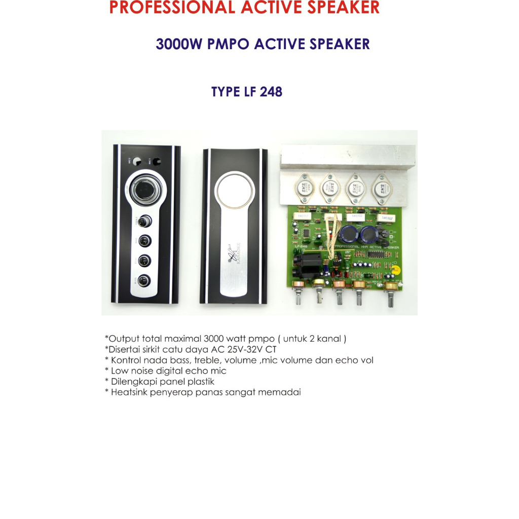 Active Speaker 3000w PMPO LF 248
