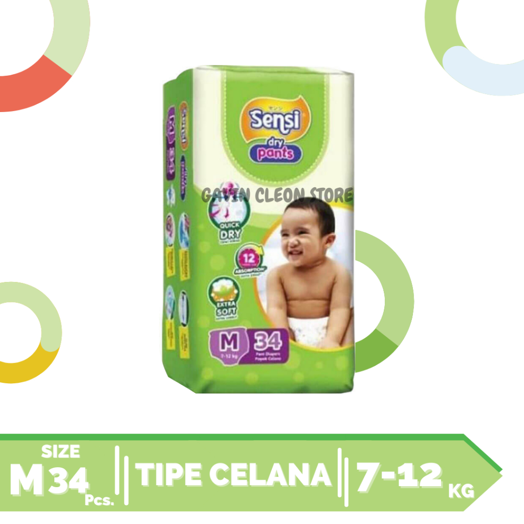 SENSI DRY PANTS S40 M34 L30 XL24 XXL22