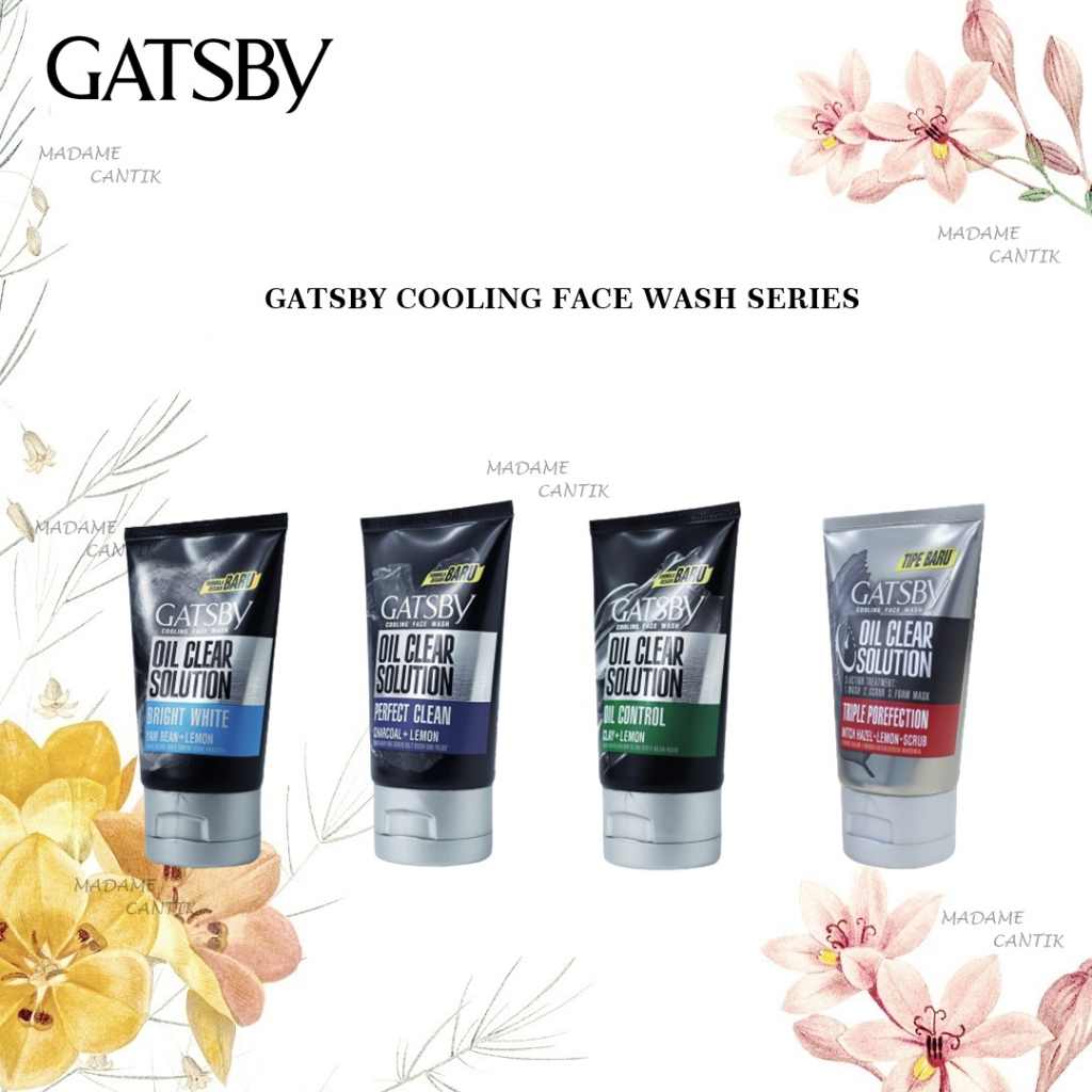 ✿ MADAME ✿ GATSBY COOLING FACE WASH - FACIAL WASH OIL CLEAR SOLUTION ORIGINAL