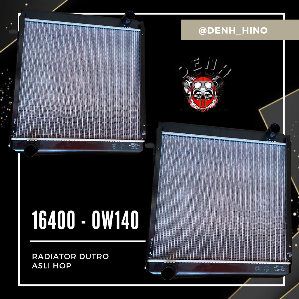 16400-0W140 / 16400 - 0W140 / 16400 0W140 Radiator Dutro Asli HOP