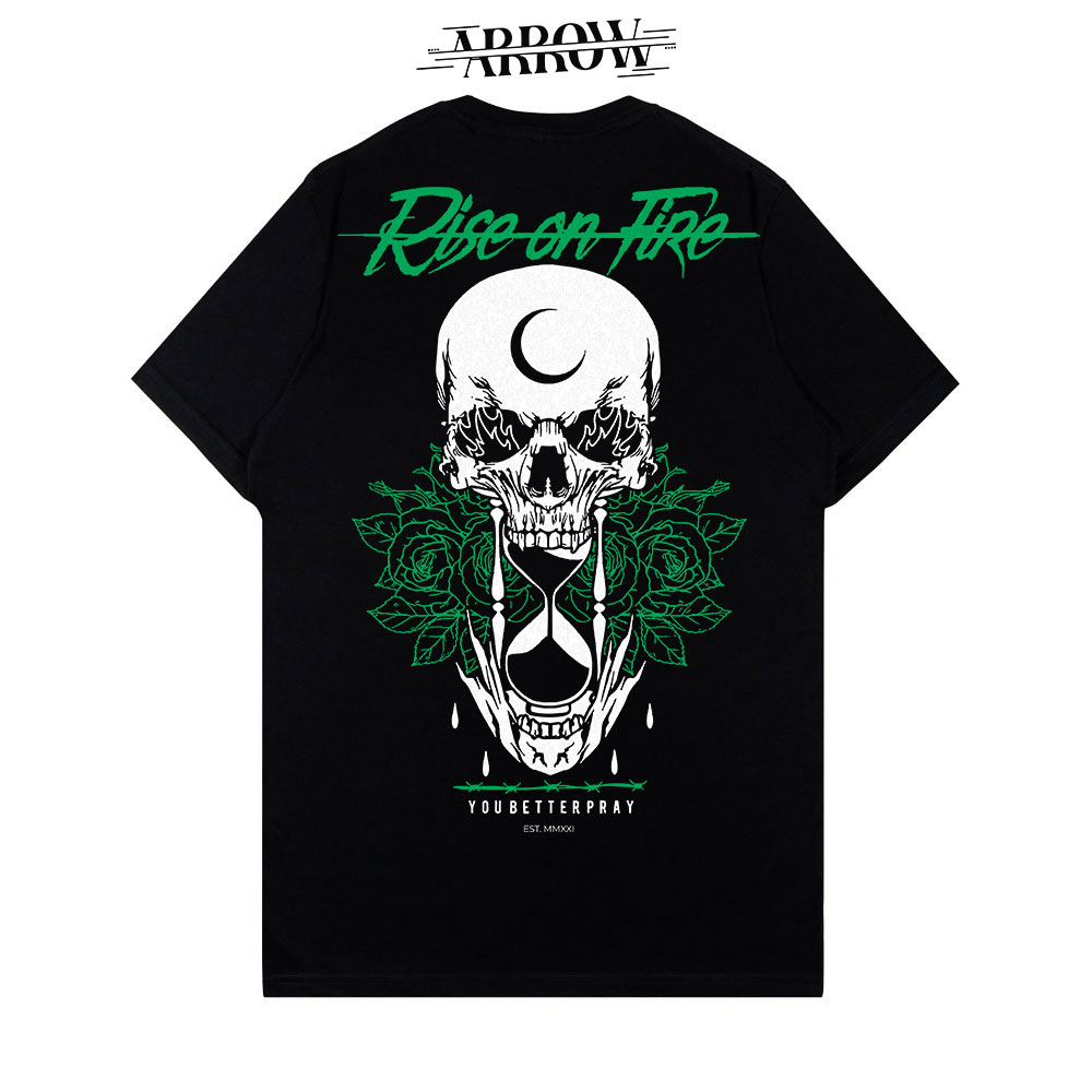 TSHIRT - ROSE IJO - KAOS DISTRO - KAOS COWOK - KAOS CEWEK - ATASAN PRIA - ERIGO - KAOS COMBED 30 S -