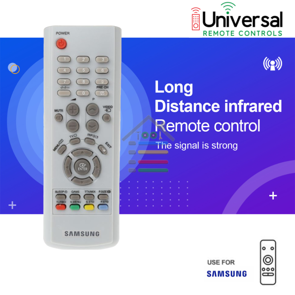 REMOTE SAMSUNG TV TABUNG PUTIH TIPE 345