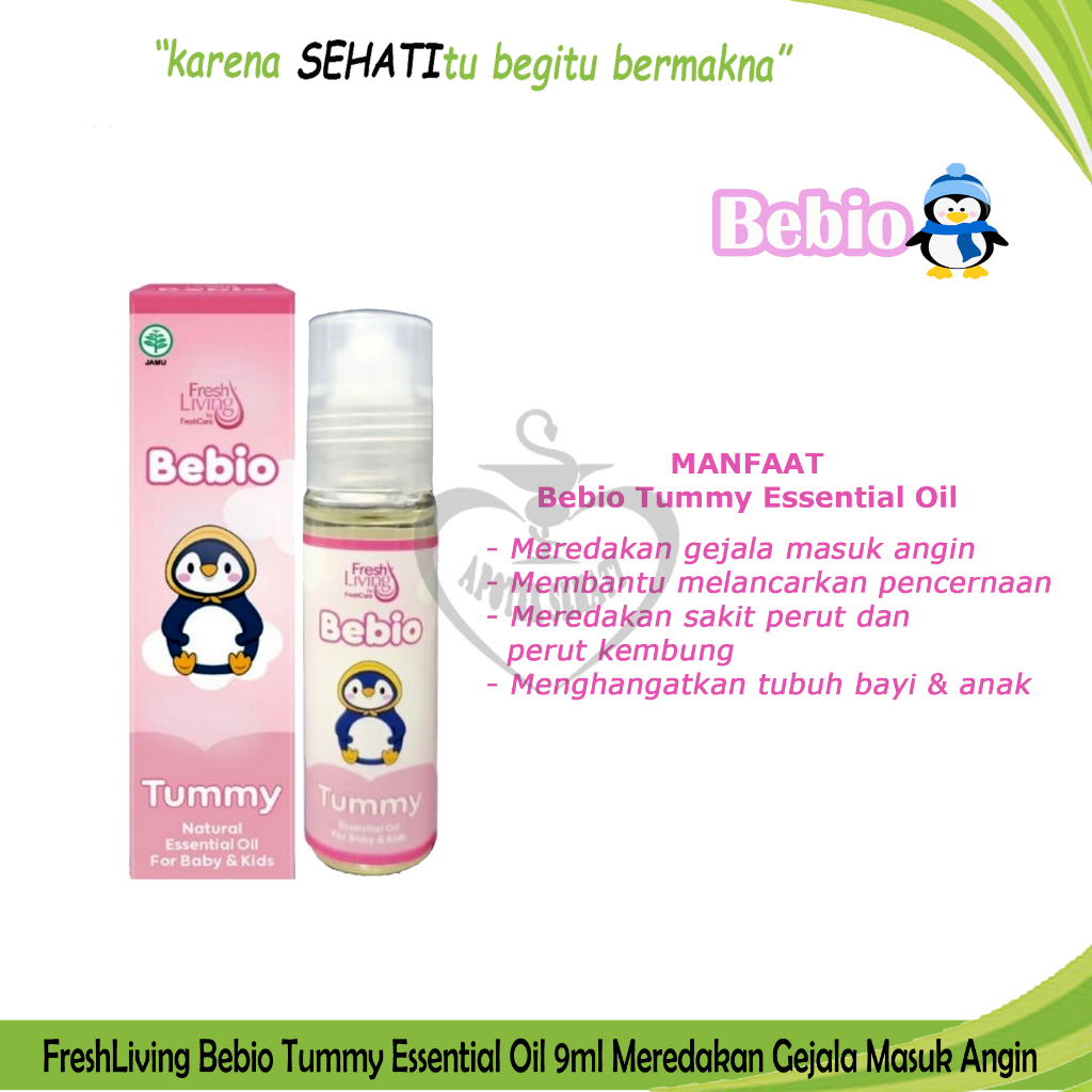 Freshliving Bebio Tummy Essential Oil Baby Minyak Aromatherapy