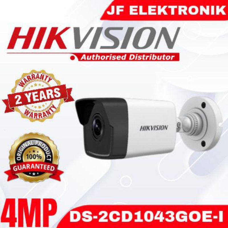 IP KAMERA HIKVISION 4MP OUTDOOR DS-2CD1043G0E-I IR KAMERA ORIGINAL