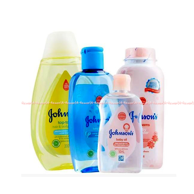 Johnson's Baby Gift Set Mini Hadiah Kado Untuk Bayi Baru Lahir New Borrn Peralatan Bayi Sabun Bedak Shampoo Oil Johsons