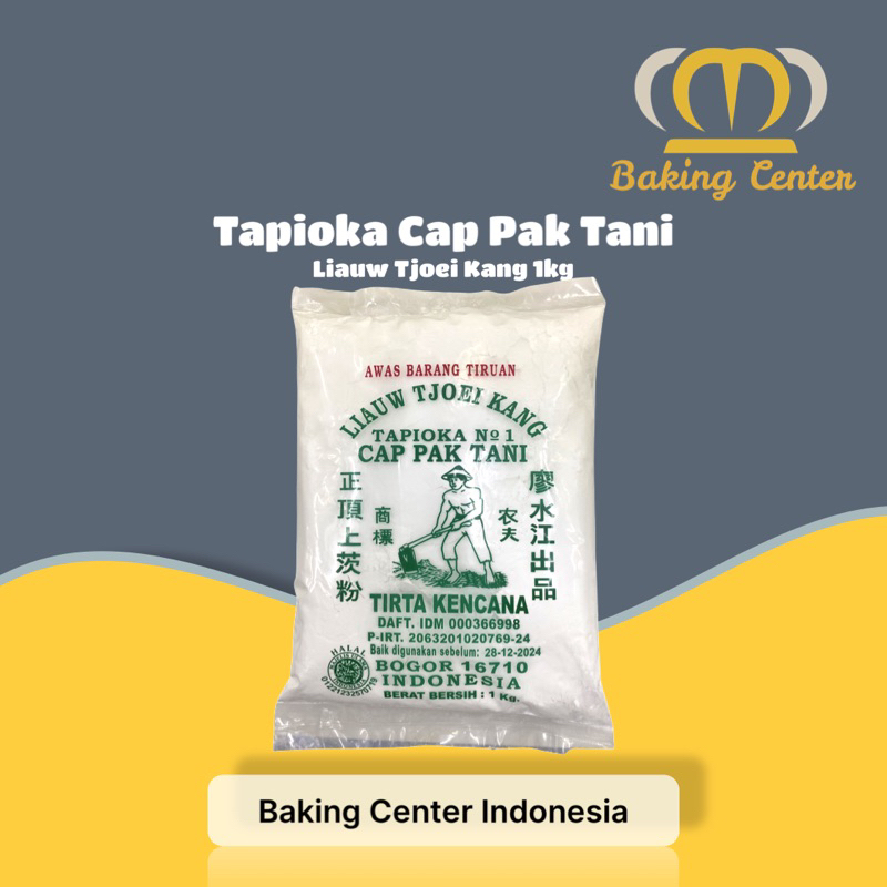 

Tepung Tapioka Cap Pak Tani Liauw Tjoei Kang 1kg