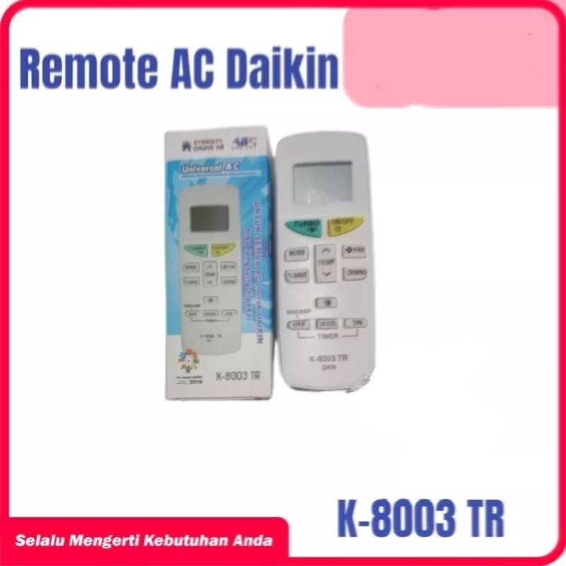 Remote AC / Remote Air Con DAIKIN Multi All Type Universal K-8003 TR