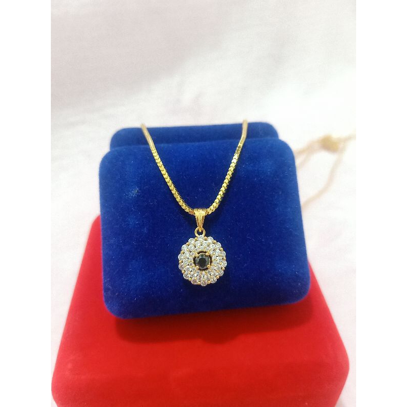 KALUNG DEWASA LIONTIN PERAK 925 LAPIS MAS