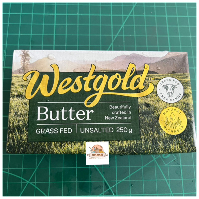 

Westgold Unsalted butter 250gr Mentega tawar