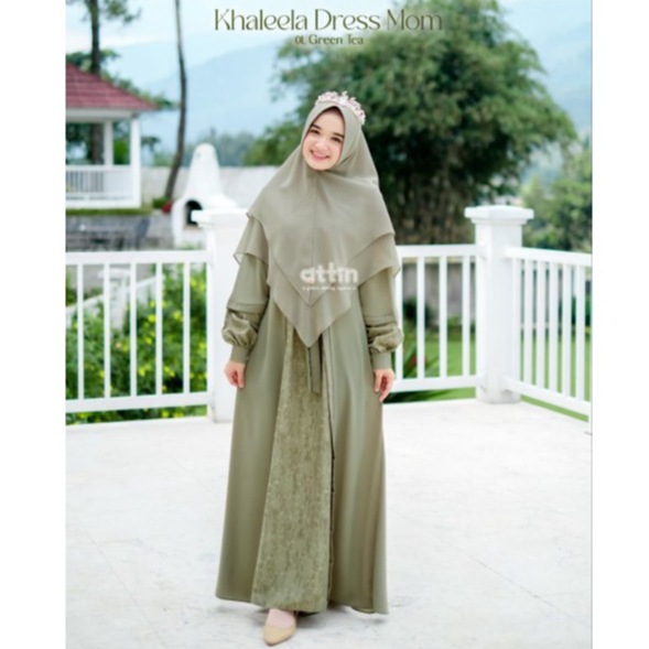 Gamis Khaleela Dress Mom By Attin